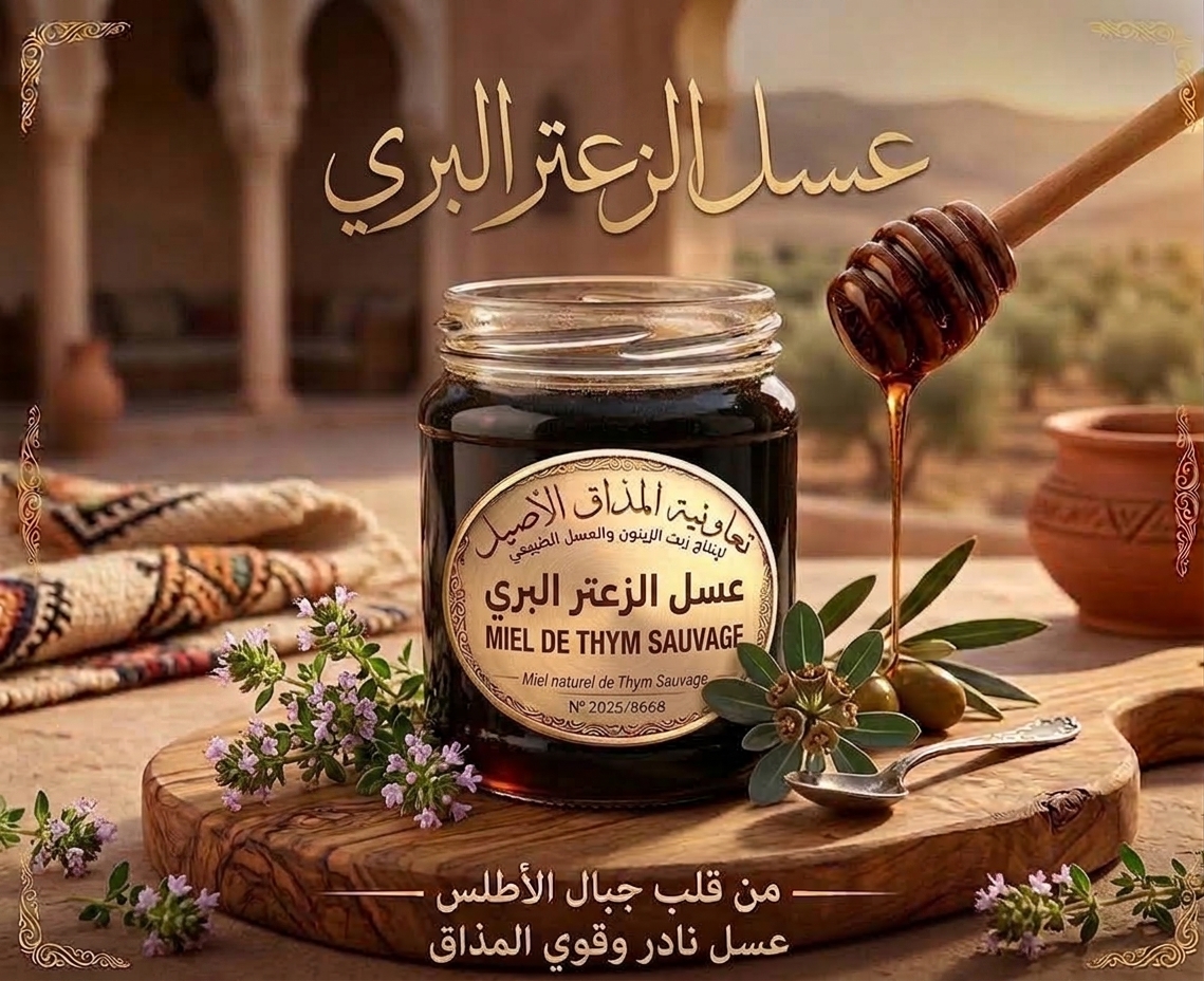 عسل الزعتر الحر  / Miel de thym pur