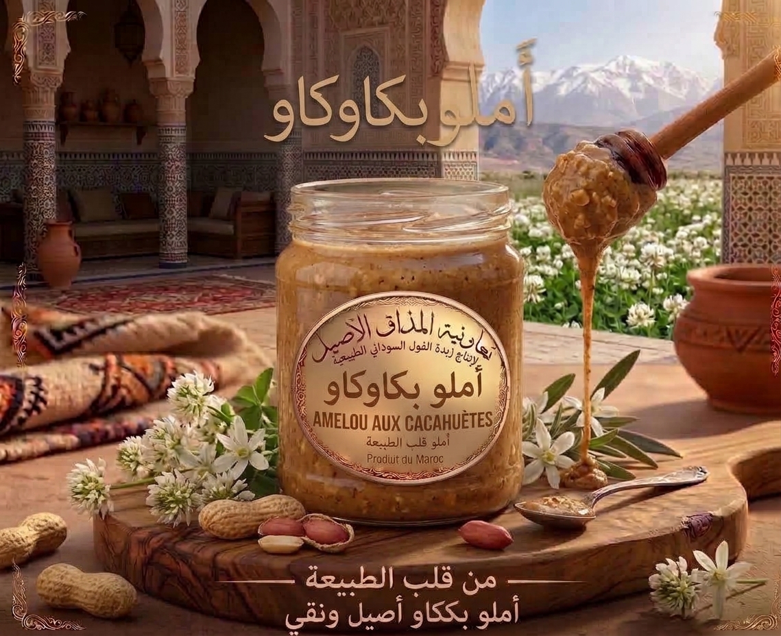املو بكاوكاو  /  Amlou de cacahuètes