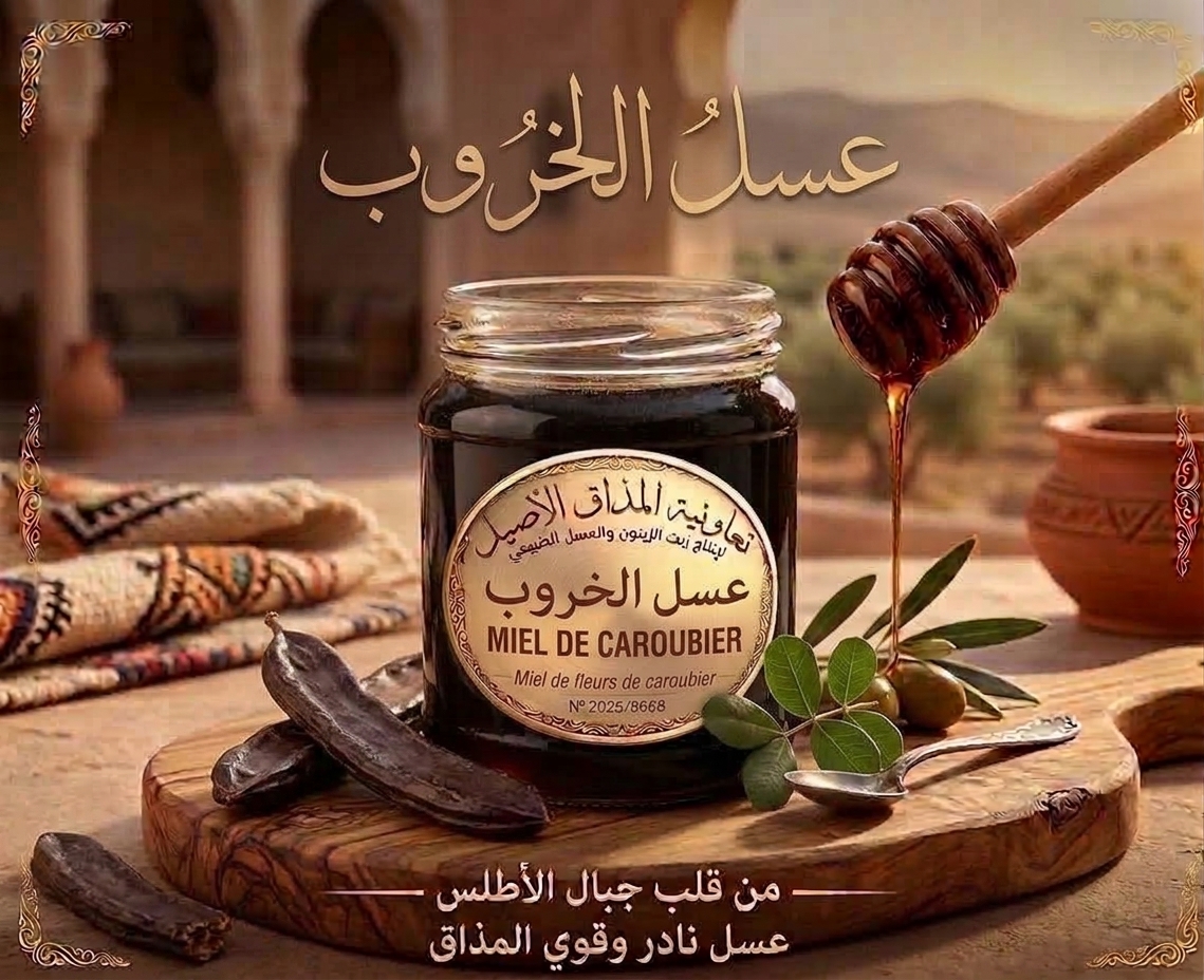 عسل الخروب الحر  / miel de caroube pur